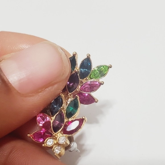 Colorful Rhinestone Earrings. 🌴 - Picture 9 of 9